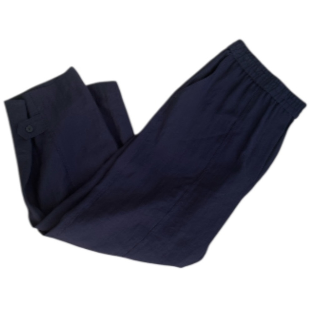 Zara Cropped Navy Pants - Picture 11 of 11